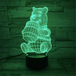3D Illusion Lamp Led Night Light Winnie The Pooh