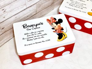 Baby Keepsake Memories Box - Minnie Mouse