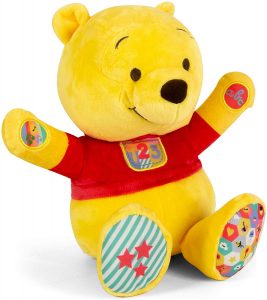 Clementoni Winnie The Pooh Play and Learn Talking Plush Toy