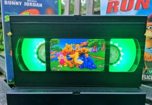Disney Winnie The Pooh Retro VHS Night Light, Desk Lamp
