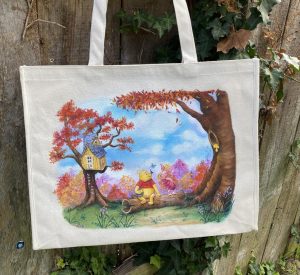 Disney inspired hand made Tote Bag