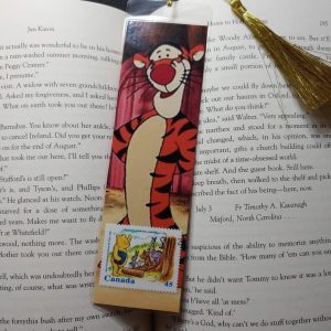 Postage Stamp Bookmark, Winnie the Pooh and Friends