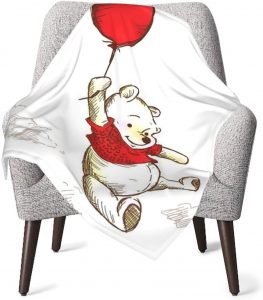 AOOEDM Baby Blanket Winnie The Pooh Baby Blanket Super Soft Plush 