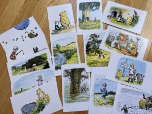 Assorted Classic Winnie the Pooh Postcards
