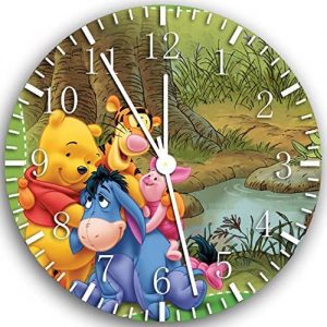 Borderless Winnie The Pooh Frameless Wall Clock