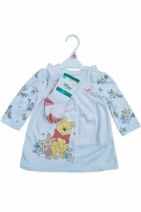 Disney Baby Nutmeg Girls Winnie The Pooh Piglet Floral Dress