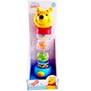 Disney Baby Winnie The Pooh Rainmaker Light Show Infant Shaker Toy Rattle