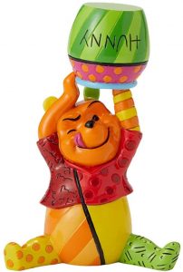 Disney Britto Winnie The Pooh And Honey Mini Figurine