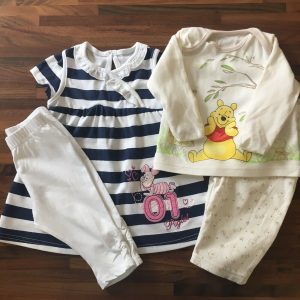 Disney Pajamas Dress Bundle Baby Age 3 6 Months Winnie the Pooh Piglet