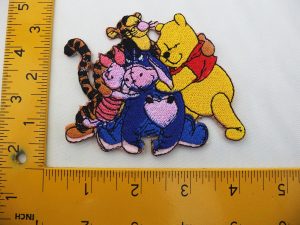 Embroidered Winnie the pooh piglet Eeyore Tigger 32 Iron On / Sew On Patch