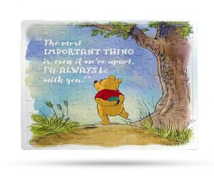 Family Home Games Disney Winnie Pooh Personalised Jigsaw Puzzle 