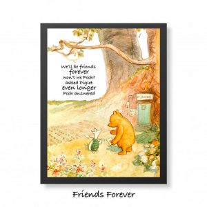 Friends Forever-Framed Print-Best Friend Gift-Friendship Quote