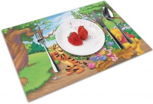 IUBBKI Winnie Pooh Placemats for Dining Table Set