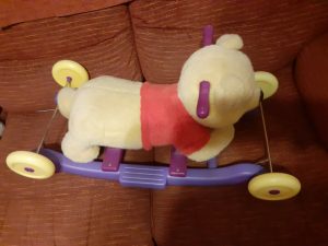 Kiddieland Disney Winnie The Pooh Talking Plush Ride-On Rocker