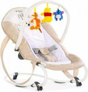 New Hauck Disney Winnie the pooh cuddles Deluxe Baby bouncer rocky bungee