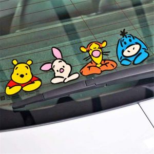 Pqzqmq Winnie The Pooh Wall Decal Car Accessories