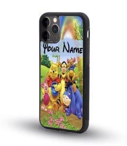 Rubber Snapback Phone Cover for iPhone & Samsung Disney Winnie the Pooh
