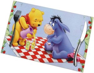 Shihuainingxianruandans Winnie The Pooh Placemats for Dining Table Set 