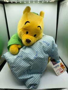 Tomy Winnie The Pooh Pajama Bag Walt Disney Company Plush Stuffed Toy