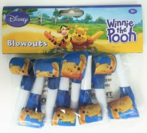 WINNIE THE POOH Blowouts Party Favours Loot Bag Birthday