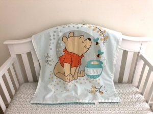 Winnie The Pooh Disney Panel Crib Baby Blanket