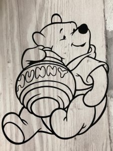 Winnie The Pooh Hunny vinyl decal sticker