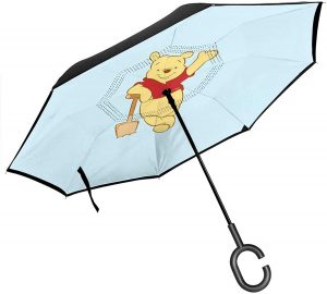 Winnie The Pooh Inside Reverse Inverted Umbrella