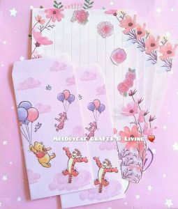 Winnie The Pooh Letter Set! Writing Paper & Envelopes