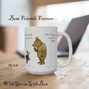 Winnie The Pooh and Piglet Quote Mug 