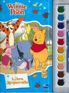 Winnie The Pooh. Book Acquerello. Edition Illustrata. With Gadget