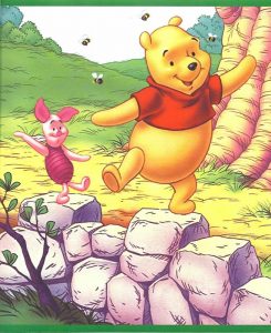 Winnie the Pooh 10 Ft Mural Wallpaper Border