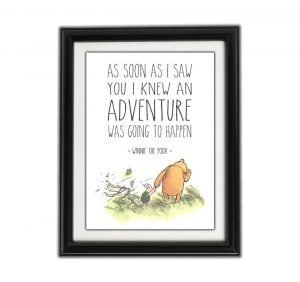 Winnie the Pooh Famous Quote Print