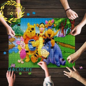 Winnie the Pooh Jigsaw Puzzle, Home Decor, Wall Decor, Hanging Wall, Birthday Gifts