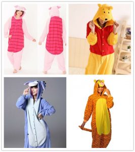 Winnie the pooh characters Unisex Onesie Fancy Dress Costume Hoodies Pyjamas