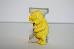Classic Winnie the Pooh Bear Alphabet Letter "I"