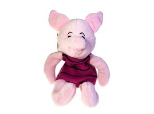 Disney Store Winnie the Pooh Piglet 8 Inch Bean Bag Plush Toy