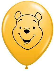 Qualatex 62810 Winnie-the-Pooh Balloons, Gold, 5-Inch