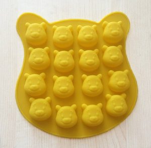 Winnie the Pooh Bear Cake Mould Chocolate Mold Flexible Silicone Mold 