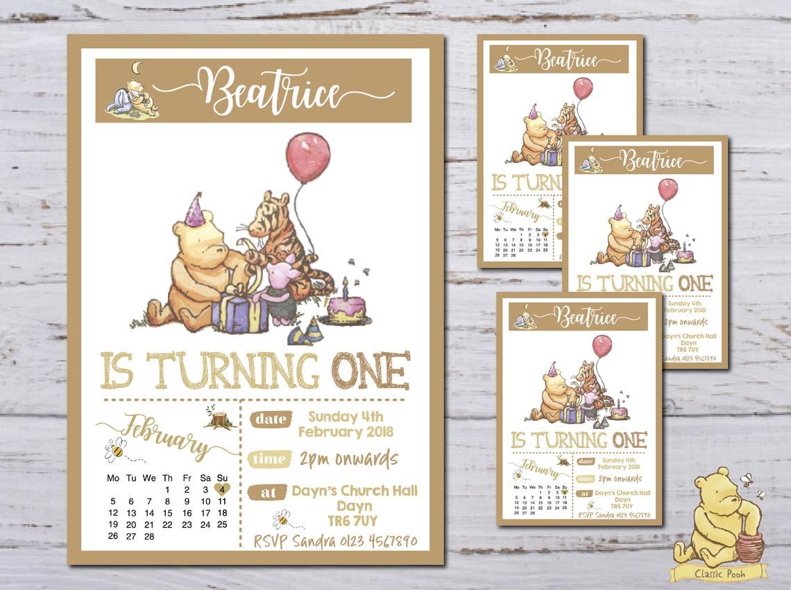Winnie the Pooh Calendar – Pooh Country
