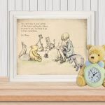 Winnie the Pooh Framed Quote