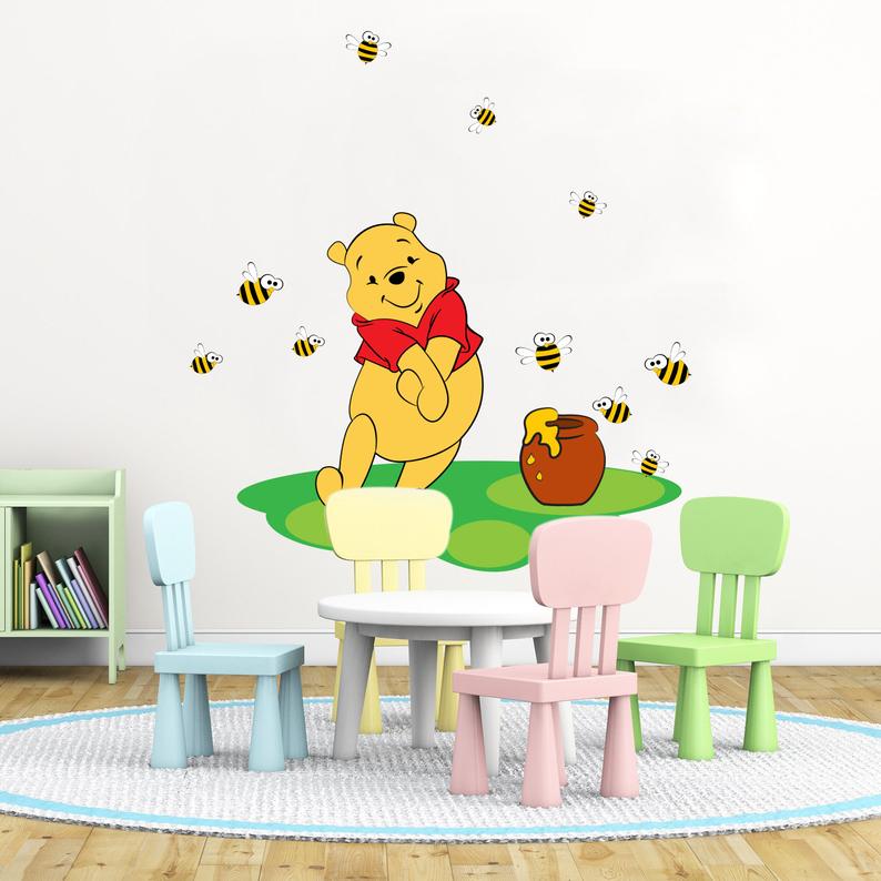 Winnie the Pooh Nursery Stickers